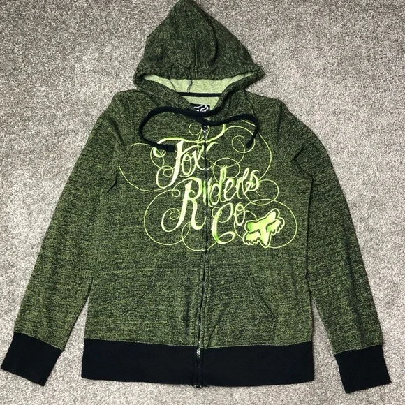 Fox RidersCo Hooed Full Zip - Picture 1 of 9